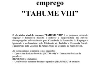 obradoiro dual emprego tahume viii